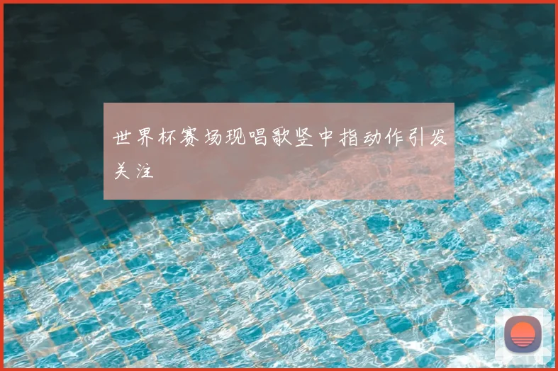 世界杯赛场现唱歌竖中指动作引发关注